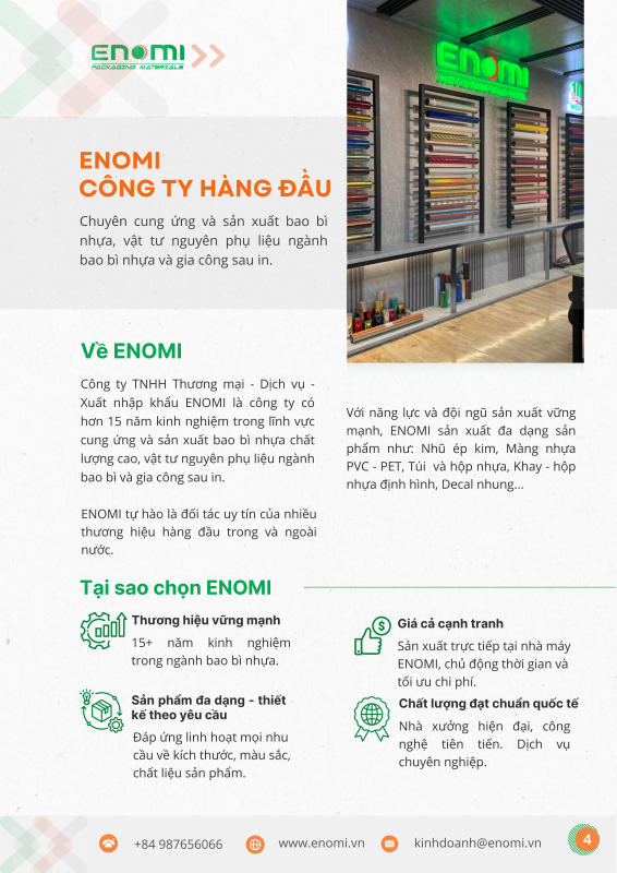 Công ty TNHH Thương mại Dịch vụ Xuất nhập khẩu Enomi